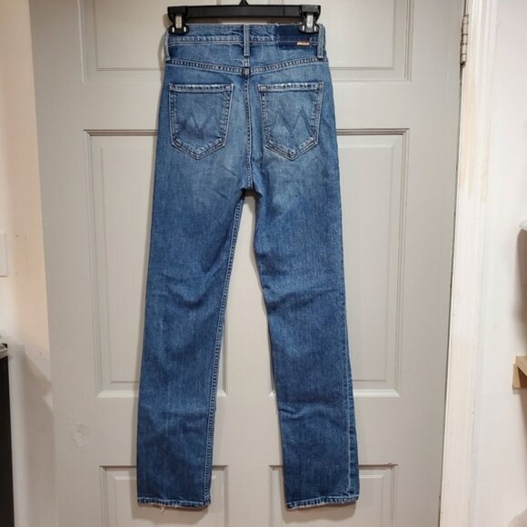 Mother Jean Women Size 25 High Waist Rider Skimp Medium Wash 5 pockets fly zip - Picture 5 of 12